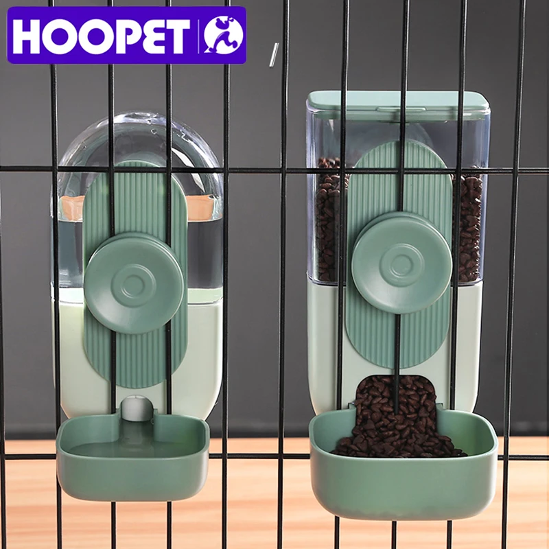 HOOPET Automatic Pet Bowls Cage Hanging Feeder Pet Water Bottle Food Container Dispenser Bowl for 1005007308206719