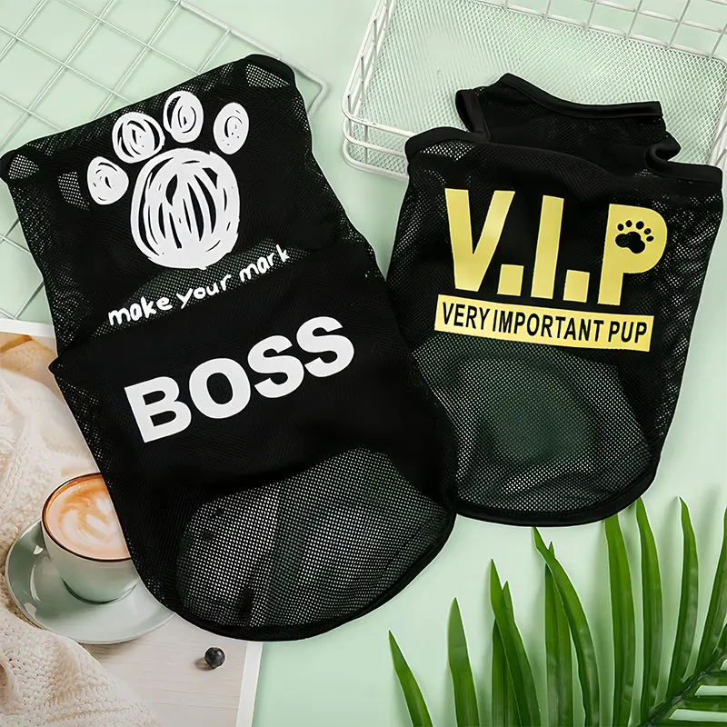 Pet Dog Clothes Summer Jersey Pet Cat Vest Mesh Breathable Dog T-shirt for Small Large Dog Pet 1005007318505789