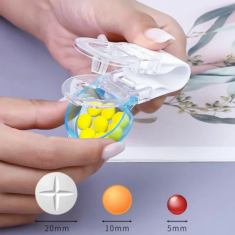 New Portable Pill Dispenser Tablet Package Opener Storage Box Anti-Pollution Pill 1005007319938837