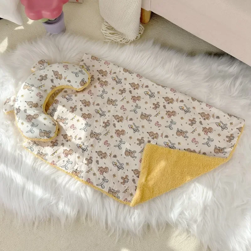 Printed Dog Blanket Pet Blanket Warm Dogs and Cat Teddy Small and Medium-sized Dog and Cat Litter 1005007325552533