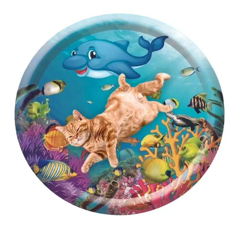 Water Sensory Play Mat For Cats Summer Pet Bed Water Play Mat Inflatable Water Play Mat Pet Cooling 1005007326875319