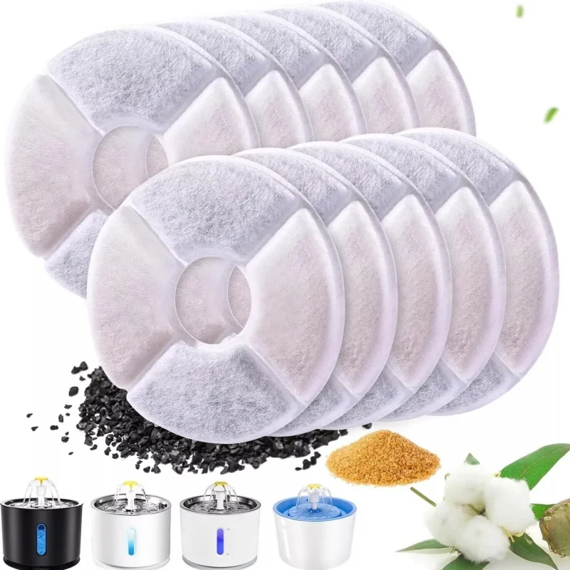 Replacement Activated Carbon Filter For Cat Water Drinking Fountain Replaced Filters Flower For Pet 1005007329119367