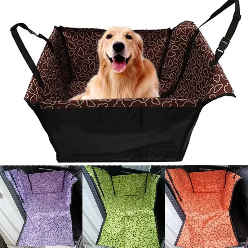 Pet Carriers Dog Car Seat Cover Carrying for Dogs Cats Mat Blanket Rear Back Hammock Protector 1005007330657182