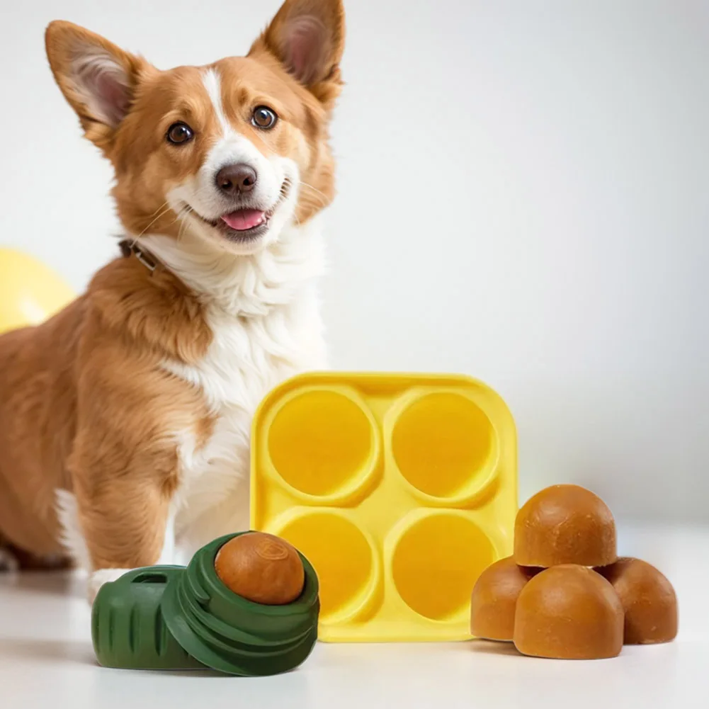 Silicone Fillable Dog Toys Maken Frozen Food Tray Summer Cooling Ease Dog Anxiety Teeth Cleaning 1005007334820267