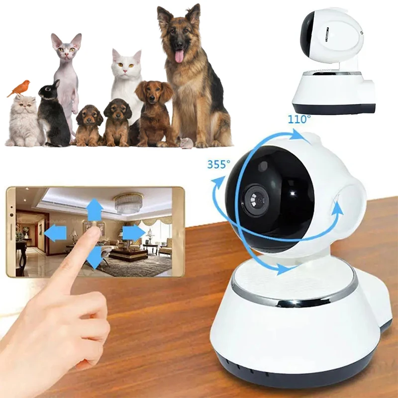 Wireless Smart Pet Camera Wifi HD Mobile Phone Remote Home Baby Safety Monitor with Infrared Night 1005007341034643
