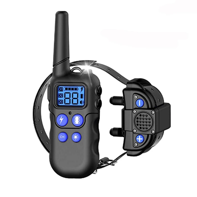 2000m Walkie-Talkie Pet Dog Training Collar Electric Shock Vibration Models Training Collars for 1005007343666308