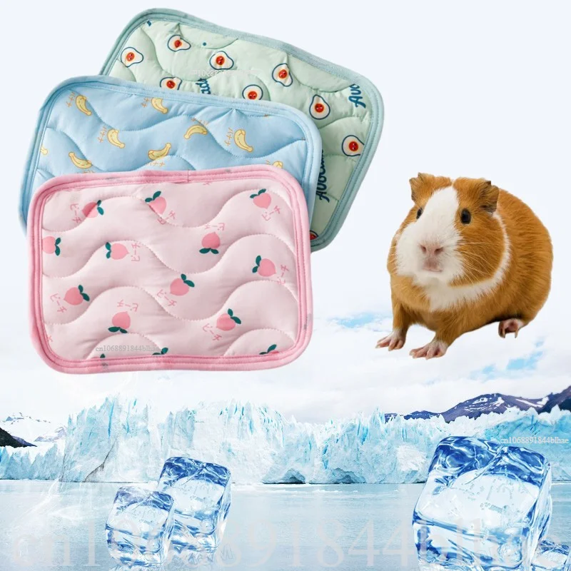Hamster Cooling Mat Summer Ice Silk Cool Feeling Pet Mat Hamster Kennel Mats Guinea Pig Chinchilla 1005007344342753