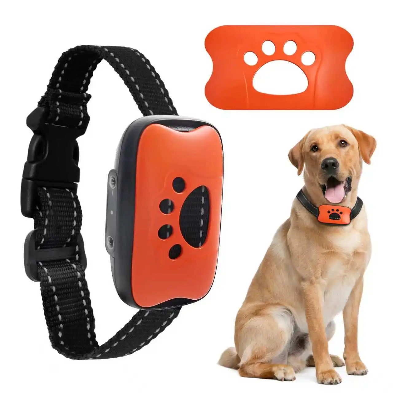 Pet Dog Anti Barking Device Electric Dogs Training Collar Dog Collar USB Chargeable Stop Barking 1005007345452979