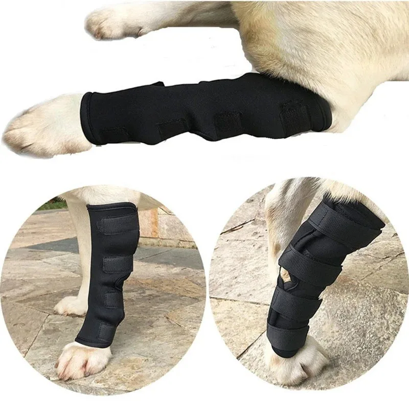 Leg Knee Pads for Dogs Recovery Bandage Anti-Lick Wound Dog Arthritis Auxiliary Fixed Joint 1005007345510739
