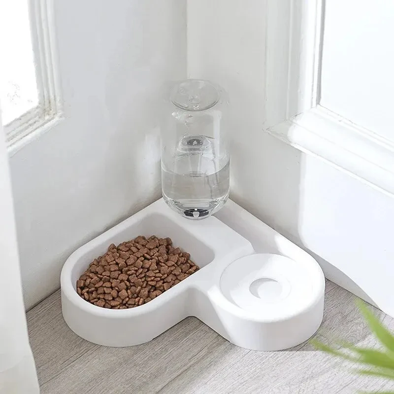 Automatic Drinking Love Pet Bowl Moisture-proof Cat Bowl Dog Basin Dual-use Multi-functional 1005007346288622