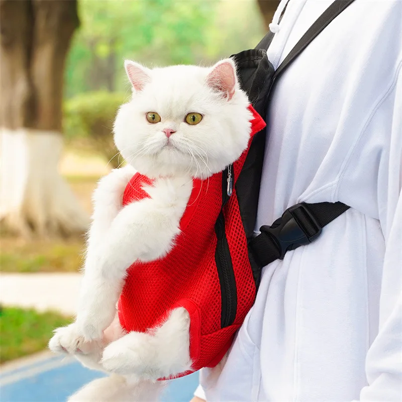 Adjustable Cat Dog Carrier Bag Pet Double Shoulder Backpack Portable Bag Outdoor Travel Camping 1005007348802822