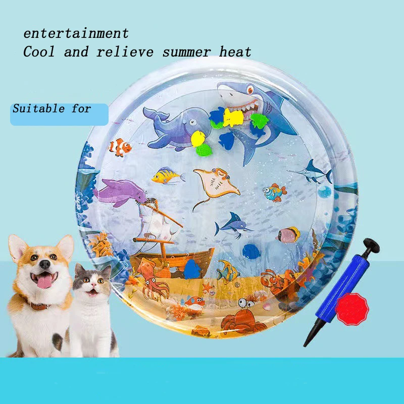 Summer Pet Inflatable Water-filled Mat Thickened And Durable Pet Breathable Water Mat To Cool Down 1005007354403141