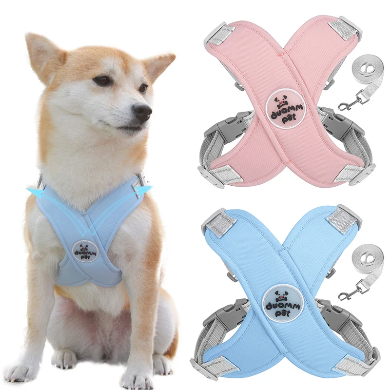 Cat Dog Harness Vest Chest Rope Set Reflective Breathable Adjustable Pet for Small Medium Dogs 1005007360684071