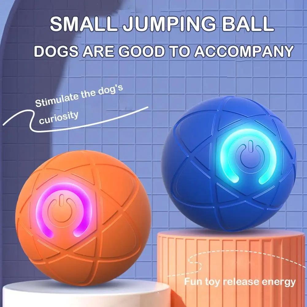 Smart Dog Toy Ball Electronic Interactive Pet Toy Moving Ball Intelligent Gravity Jump Ball 1005007370312363