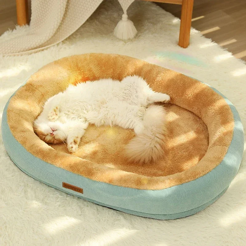 Kimpets Cat Bed Dog Pet Bed Kennel Non-Slip Winter Warm Small Dog Kennel Sleeping Removed Washed 1005007373328996