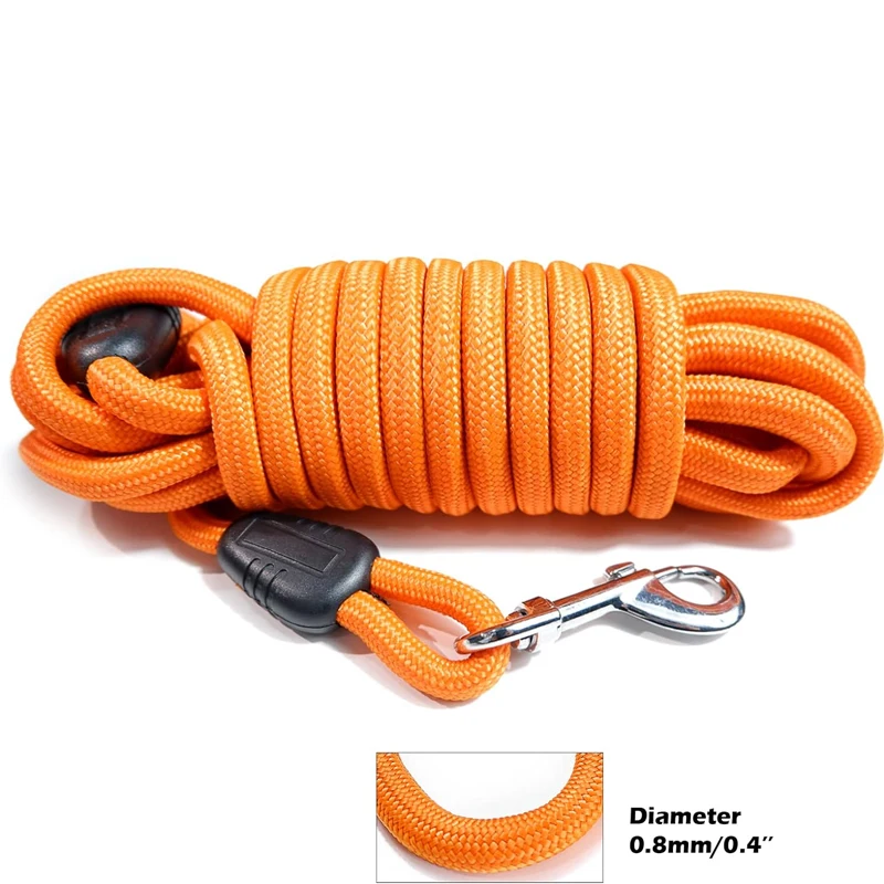 5M/10M/15M Long Rope Training Dog Leash- Heavy Duty Nylon Recall Agility Training Dogs Lead Leash 1005007377654650