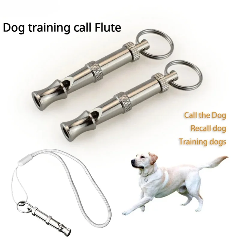 Dog Training Whistle Stop Barking Device Ultrasonic Flute Silent Control Tool Puppy Train Keychain 1005007386181765