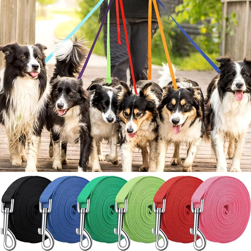 Nylon extra long training dog leash 3 /6 /10 meters pet leash for walking dogs Durable and strong 1005007408397664