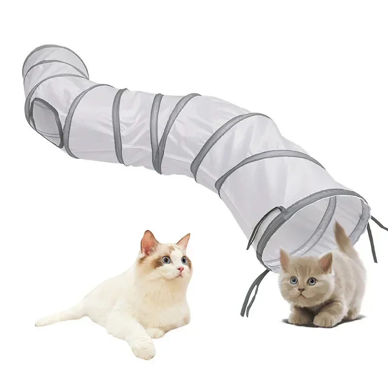Cats Tunnel Foldable Pet Cat Toys Kitten Pet Training Interactive Fun Toy Tunnel Bored For Puppy 1005007420324188