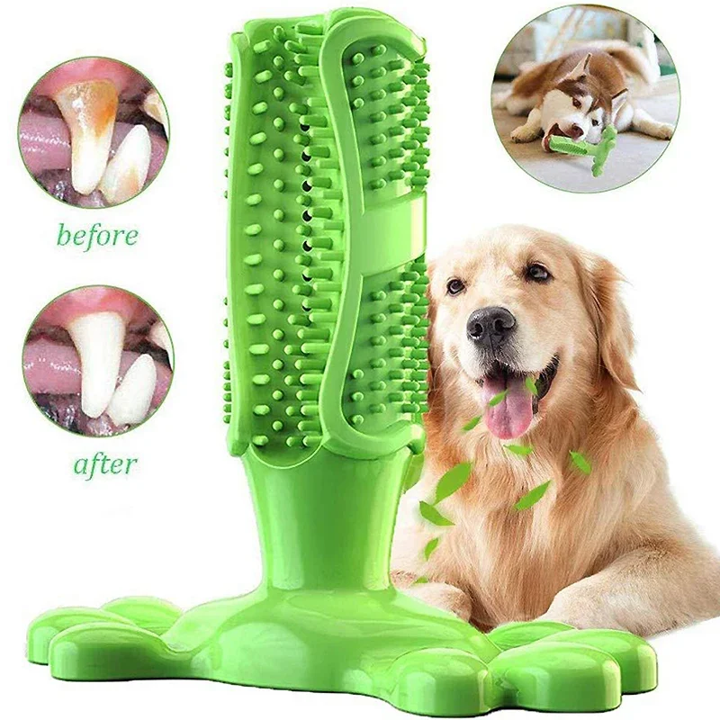 Dog toys chewable teeth chewing gum bad breath brushing for large breed dogs teeth oral cleaning 1005007430742113