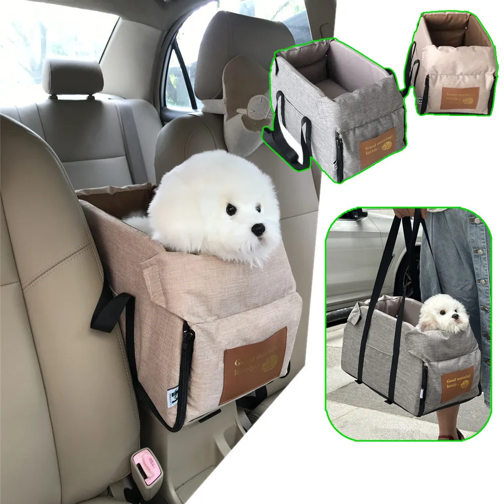 Dog Car Seat for Small Dog Center Console Seat Pet Booster Seat for Car Puppy Portable Dog Carrier 1005007431519409