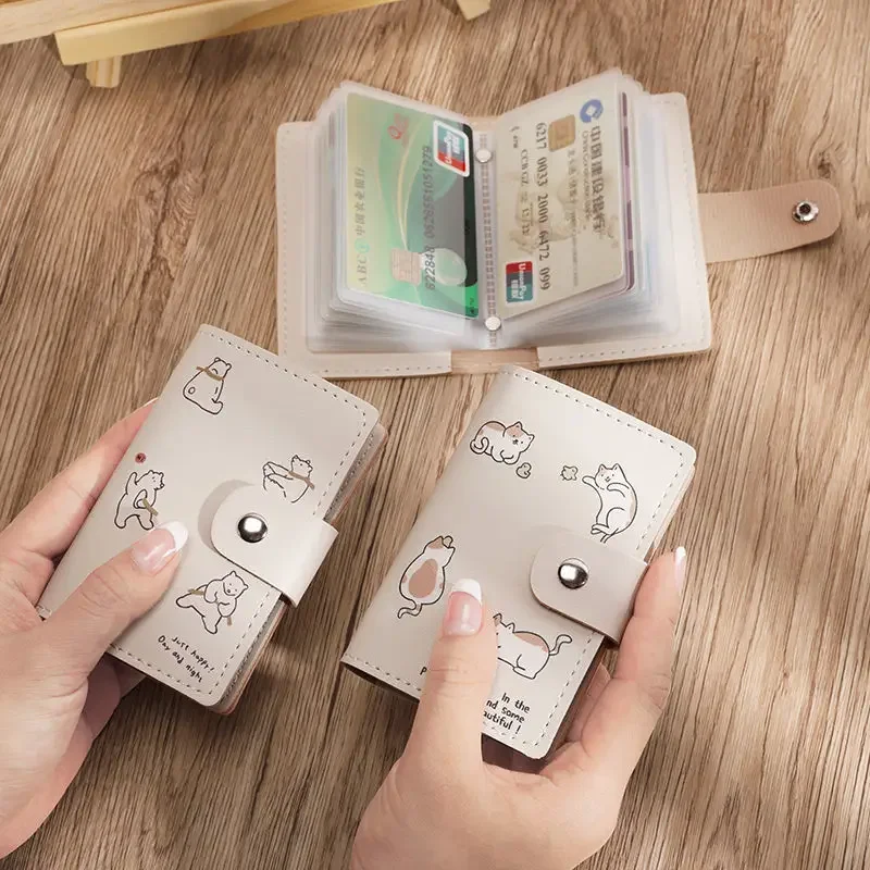 ID Cards Holders Anti Thief Cartoon Cat Bank Credit Bus Cards Cover Business Card Holder Coin Pouch 1005007433211338