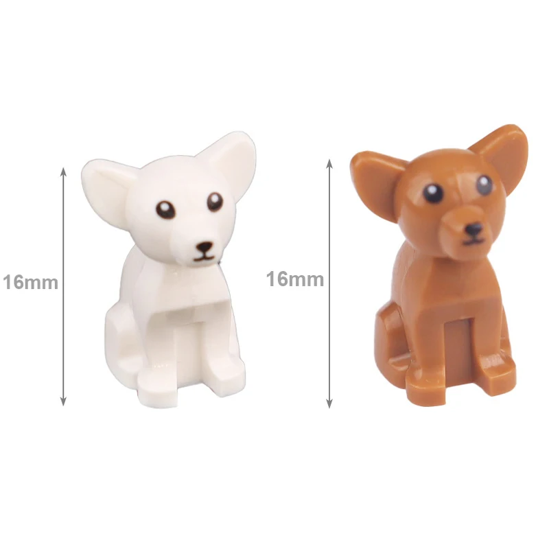 New Animal Chihuahua Parts MOC Building Blocks Farm Ranch City Zoo Family Pet Dog Bricks Toys 1005007433875988