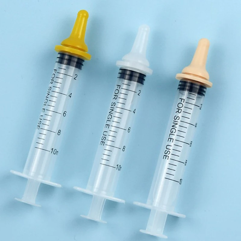 Pet Feeding Oral Syringe Dog Cat Feeding Pacifier Newborn Pet Feeding Nipple Medicine Dropper 1005007439651799
