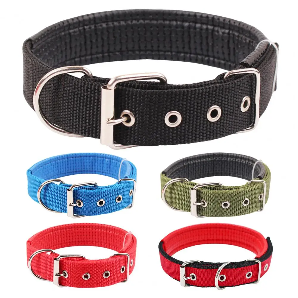Dog Collars，Nylon，Adjustable Dog Neck Circle，Long-lasting Pet Neck Strap，with Traction Ring，Teddy 1005007444639299