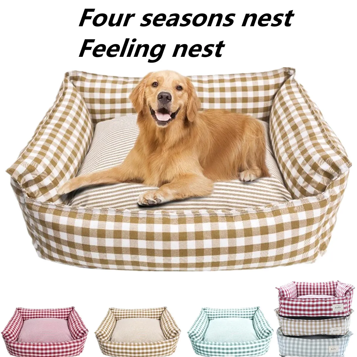Indoor Dogs Small Medium Cat Sofa Sleeping Bed Pet Nest Cat Bed Pet Sofa Sleeping Bed Furniture Pet 1005007446320017