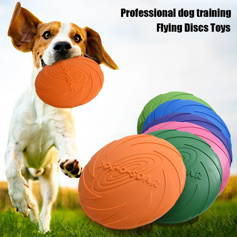 Large Dog Golden Fur Pet Flying Disc Toy TPR Soft, Bite Resistant 1005007447996106