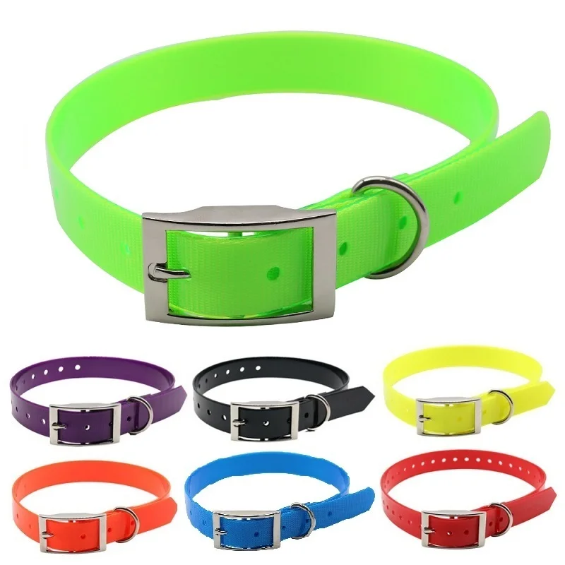 High Quality Large Dog Collar Adjustable TPU Durable Waterproof Pet Dog Collar For Puppy Strap Pure 1005007448986894