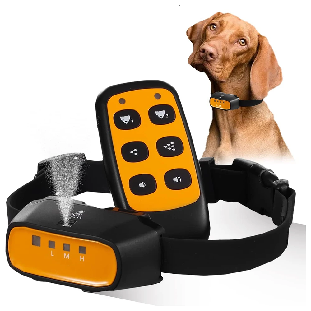 2 in 1 Citronella Dog Anti Bark Training Collar Auto & Remote Control Safe Humane Spray Dog 1005007451413597