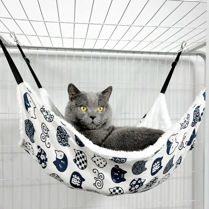 Pet Cat Nest Cat Hammock Iron Cage Breathable Double-sided Available Hanging Pet Supplies Cat 1005007463833343