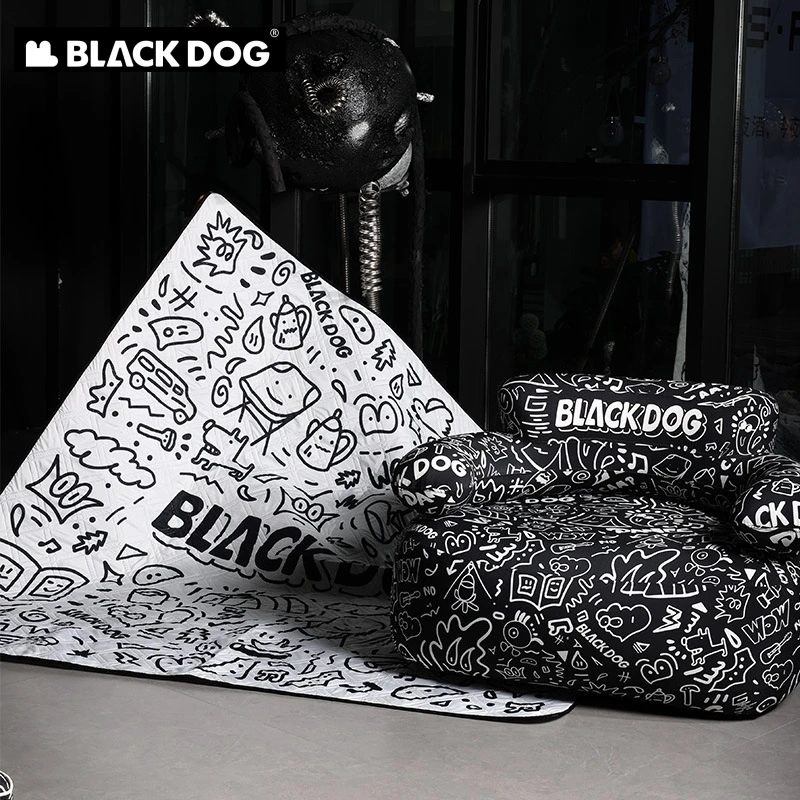 Blackdog Outdoor Picnic Mat Thickened Moisture-proof Mat Graffiti Tide Cool Fashion Ultra-Light 1005007467870117