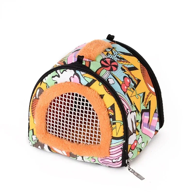 Small Pet Carrier Breathable Hamster Travel Bag Sugar Glider Cage Guinea Pig Pet Carrier Rabbit 1005007472695260
