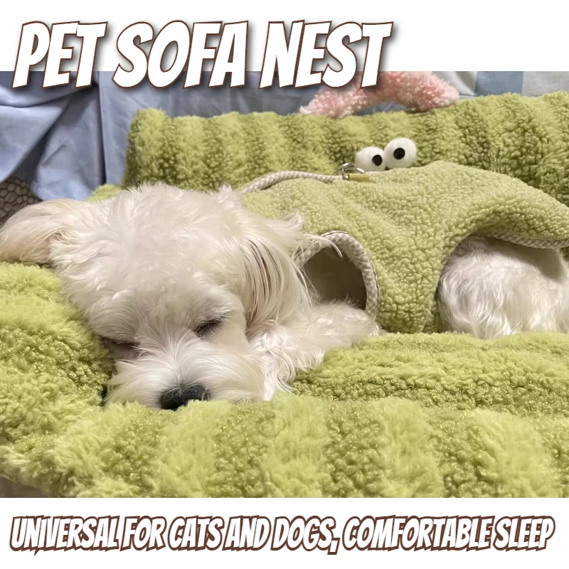 Puppy special sofa kennel winter warm pet Internet celebrity cat nest small dog dog sleeping mat 1005007474952808