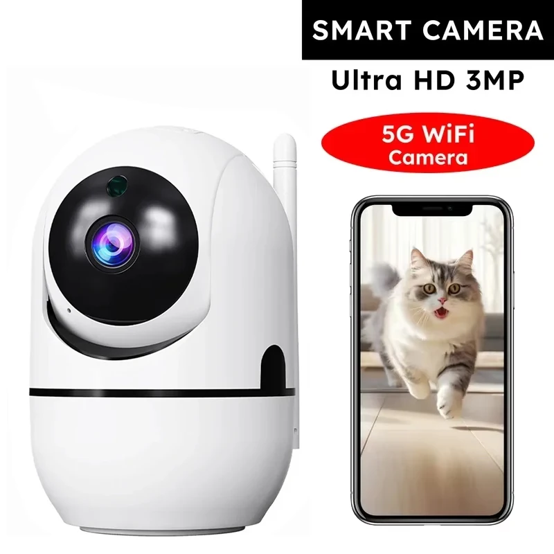 Wifi IP Camera Smart Home Auto Tracking 1620P Full Night Vision Network Wireless CCTV Video Baby 1005007476666646