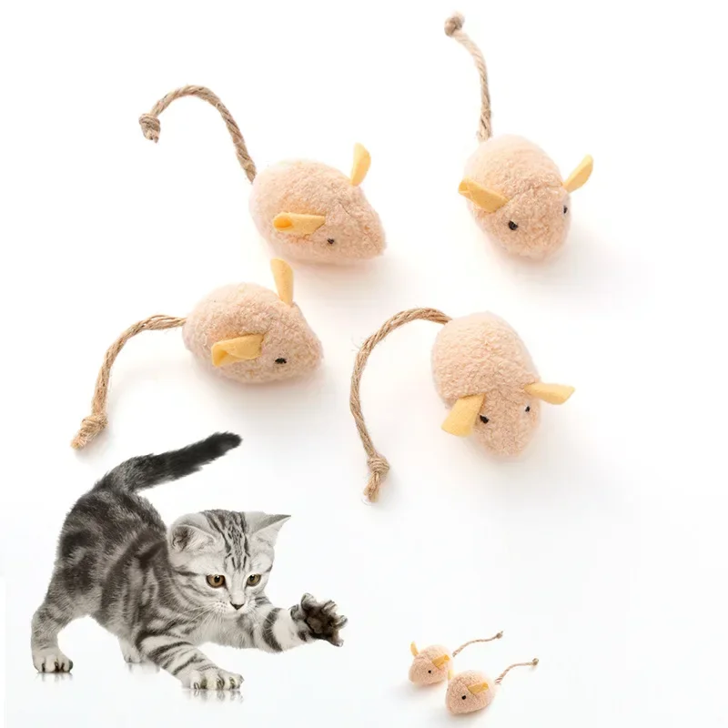 Toys For Cats Plush Mouse Teasing Cat Hi Play Interactive Soothing Pet Toy Supplies 1005007484626150