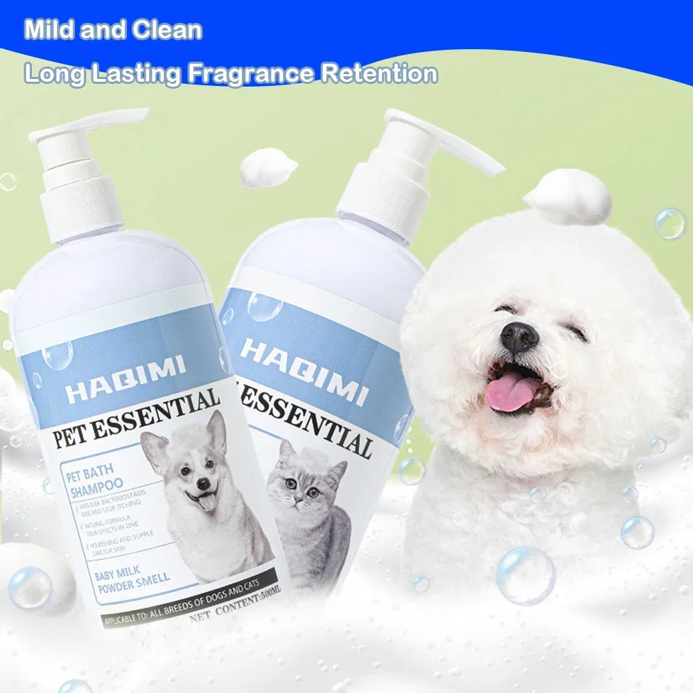 500ml Pet Bath Shampoo Cats Dogs Shower Gel Gentle Cleansing Deodorant Anti Itch Long Lasting Scent 1005007494694013