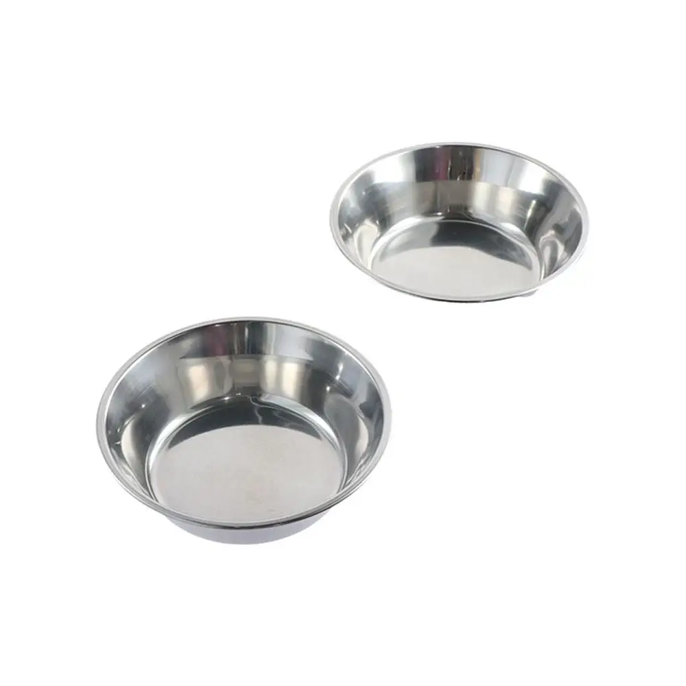 Pet Supplies Large Capacity Dog Bowl Non-rust Stainless Steel Cat Water Feeder Bowls Silver Pet 1005007496774401