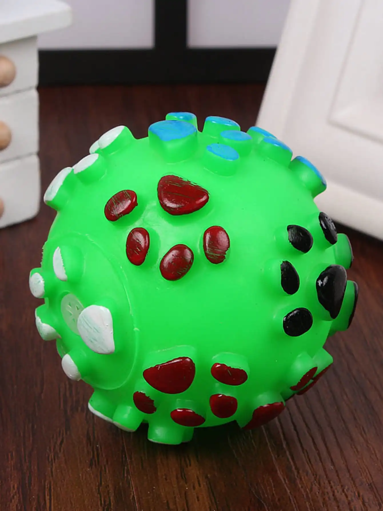 Squeaky Balls Toys Dogs Interactive Toys Dog Chew Toy for Dog Pet Teeth Cleaning Bite (1pc) 1005007501533011