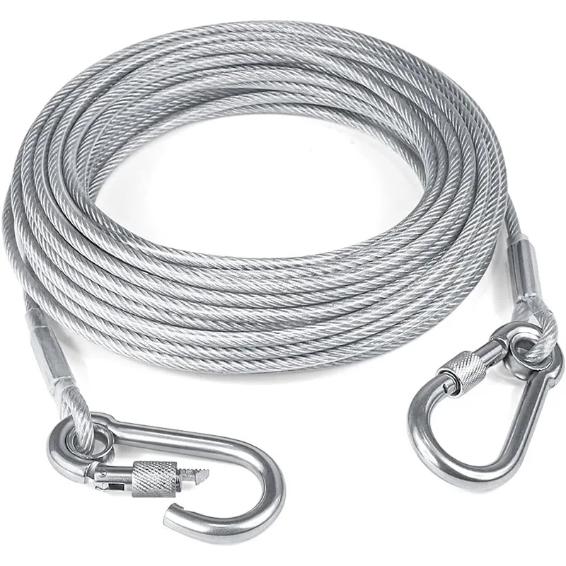 Double-headed Dog Tie Out Cable Leash 1005007501937706