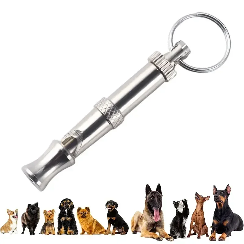 1/2Pcs Dog Whistle To Stop Barking, Adjustable Sound Pitch Dog Whistle With Keychain 1005007502169929