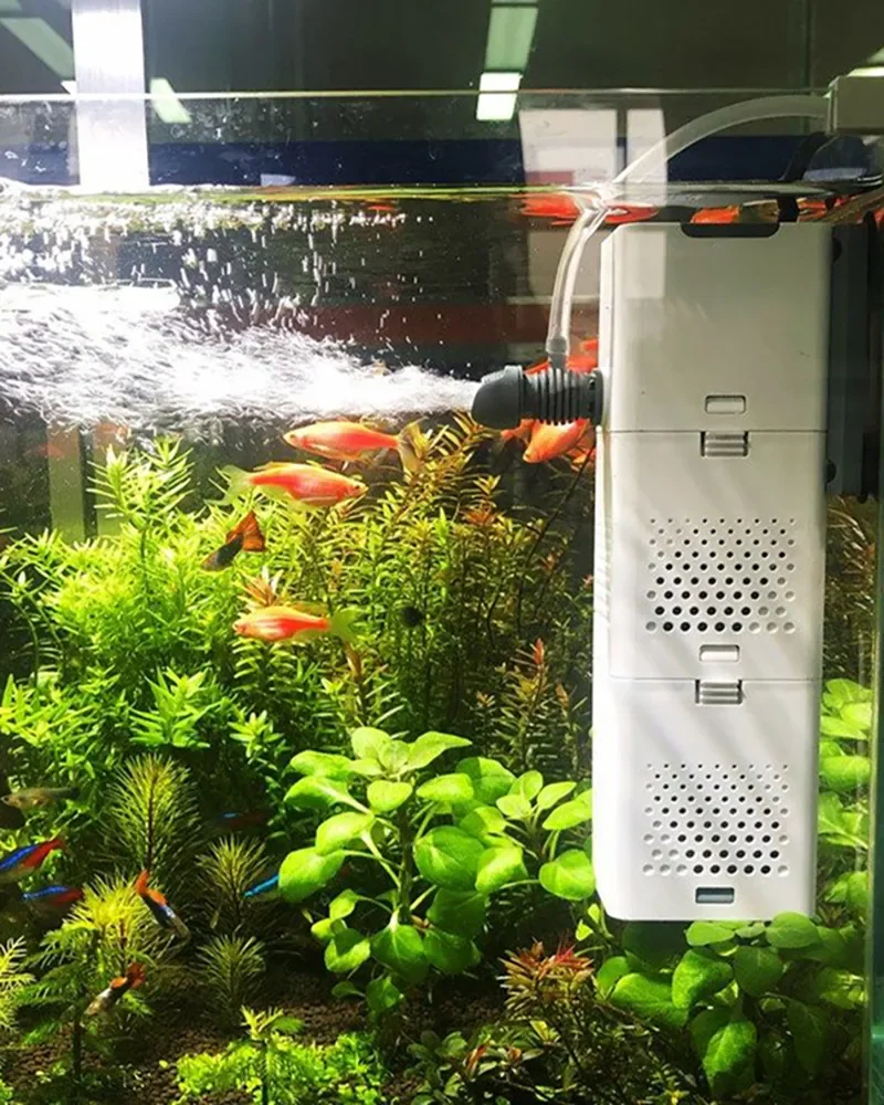 Aquarium 3 in 1 Filter for Aquarium Fish Tank Filter Mini Aquarium Oxygen 1005007508694341
