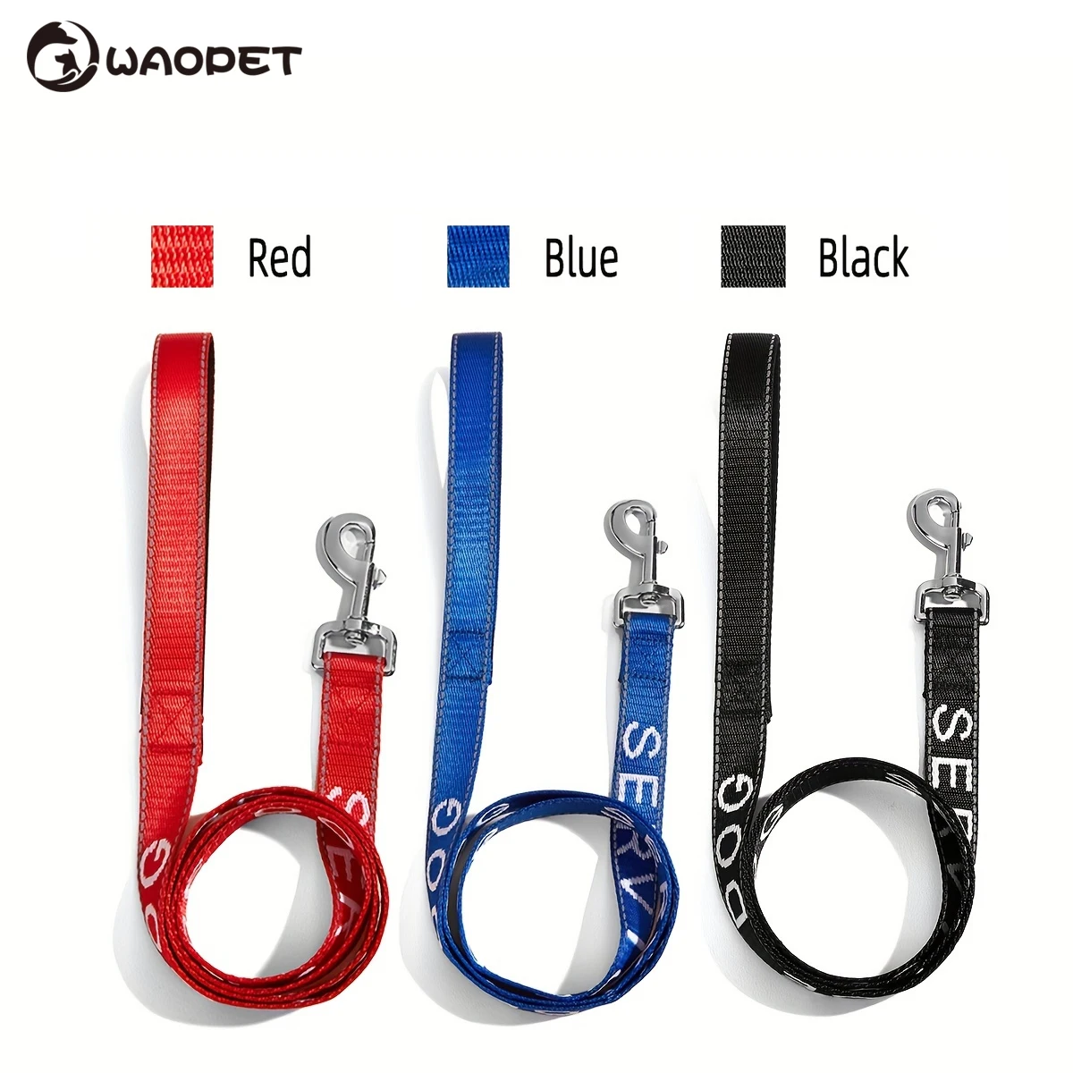 Jacquard Reflective Leash for Service and Emotional Support Dogs 1005007512404132