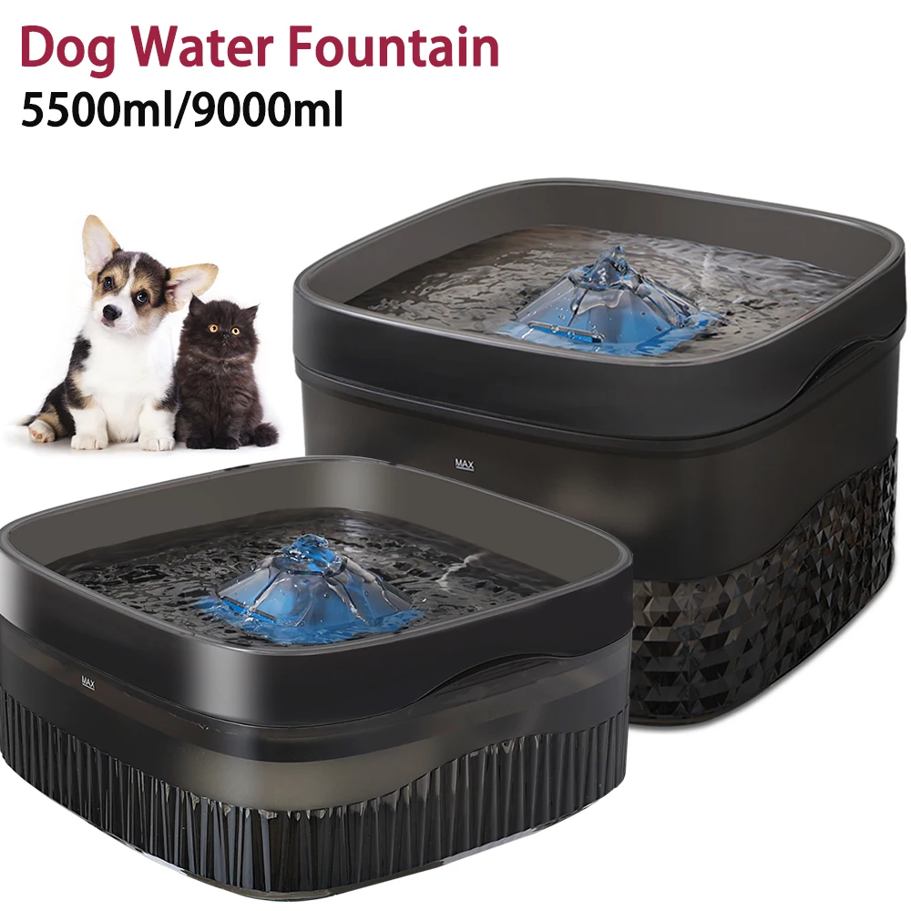 Large-Capacity Pet Water Fountain Large Dog Drinking Bowl with Ultra-Quiet Pump for Multiple Cats 1005007512411783