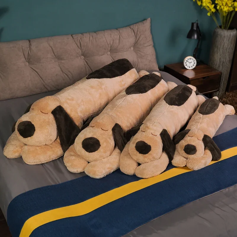 Giant Soft Dog Plush Toys Long Pillow Stuffed Animal Baby Appease Doll Home Decor Sofa 1005007512615656