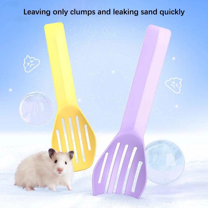 Plastic Litter Scoop Small Hamster Squirrel Small Animal Litter Shovel Toilet Sand Waste Scooper 1005007522543802
