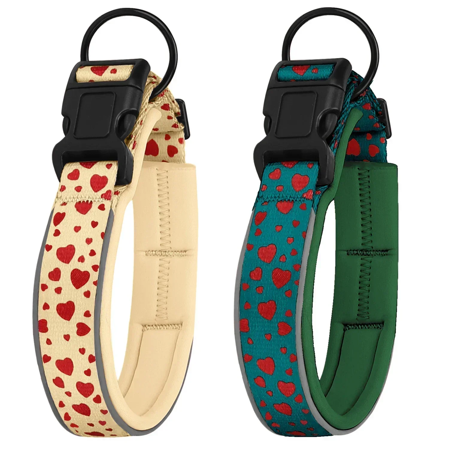Reflective Dog Collar with Removable Airtag Protective Case Waterproof Pitbull French Bulldog 1005007532977077